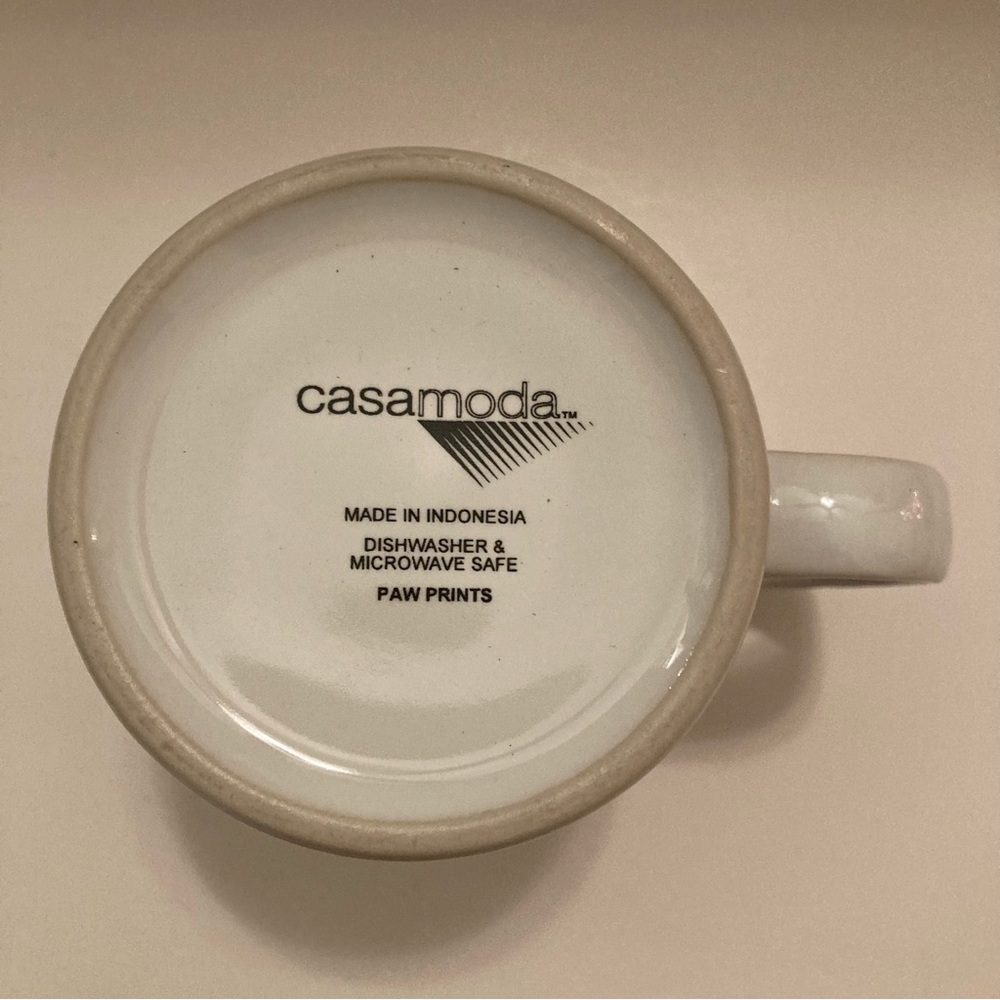 RARE Casamoda Cat Paw Prints Limited Edition Collectible Kitty NEW Ceramic Mug - Picture 7 of 10